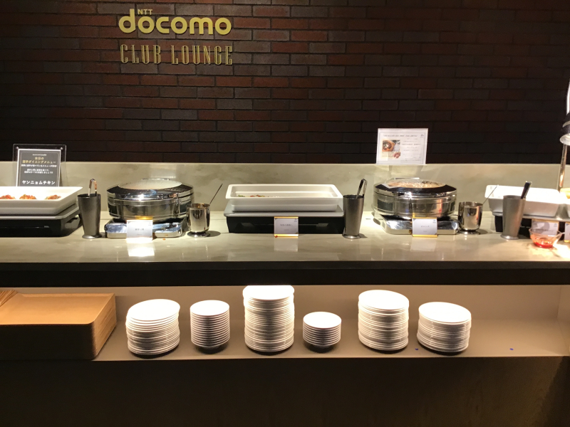 docomoクラブラウンジの料理