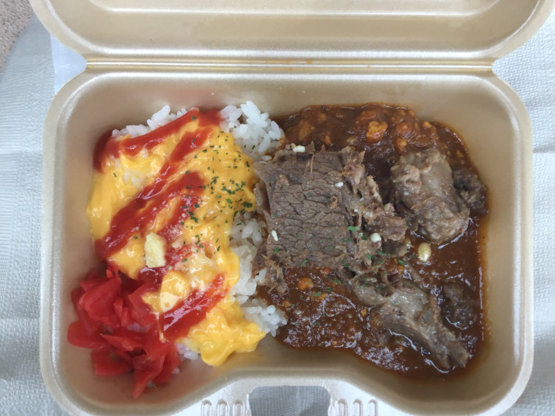 エスコンフィールドの黒毛和牛オムカレー