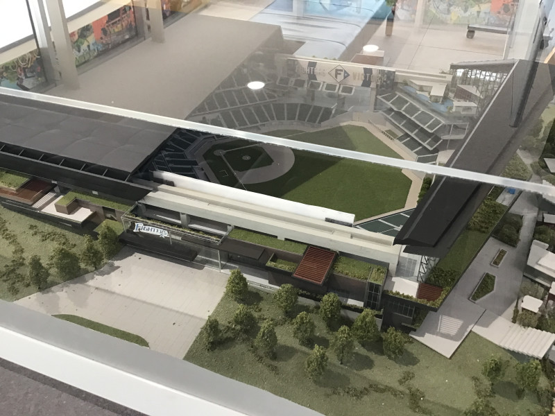 エスコンフィールドの模型