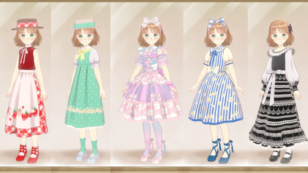 マジカルクラフトで作ったドレス