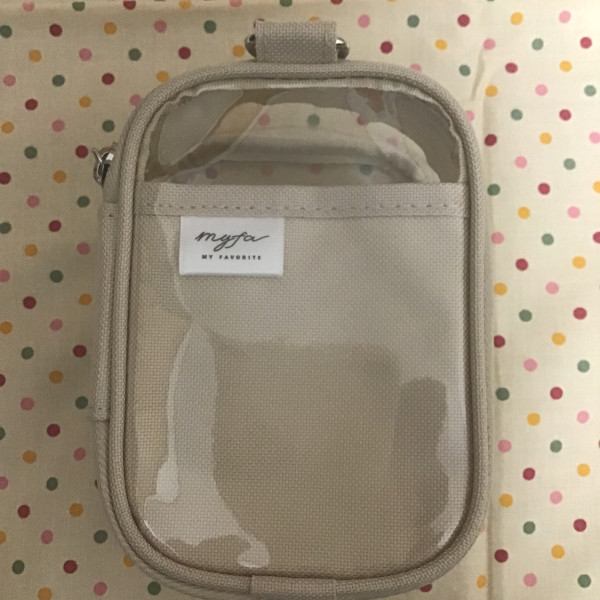 myfaデコレーションボックスポーチ裏面ポケット