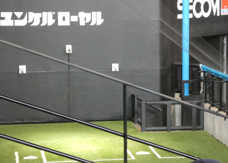 エスコンブルペン近くの席